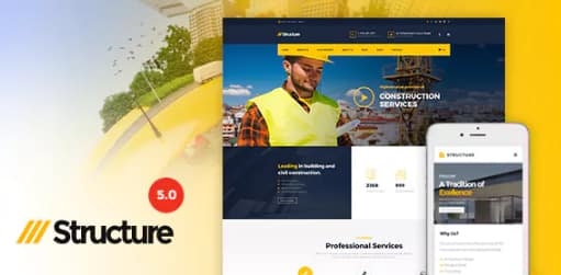 Structure - Construction WordPress Theme