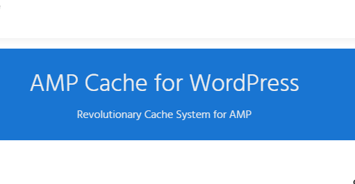 AMP Cache for WordPress