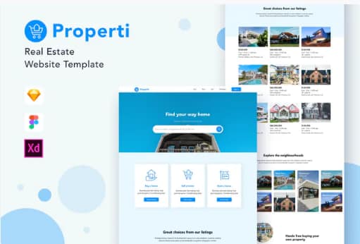 Properti - Real Estate Website Template