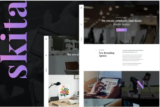 Skita - Clean & Modern Agency PSD Template