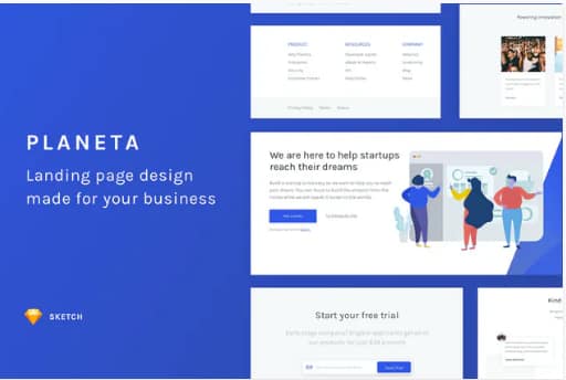 Planeta Website Template