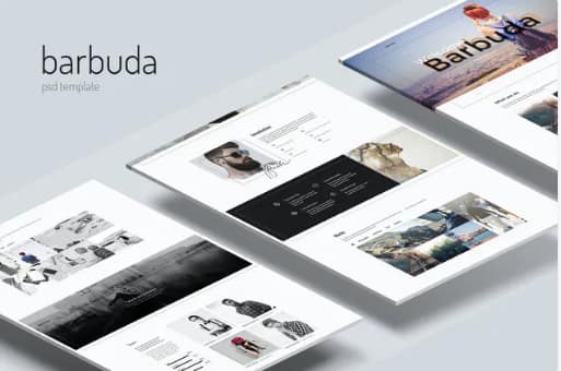 Barbuda - Multipurpose Personal Blog PSD Template