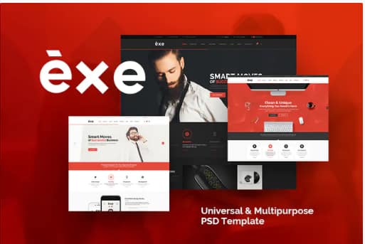 Exe - Multipurpose PSD Template