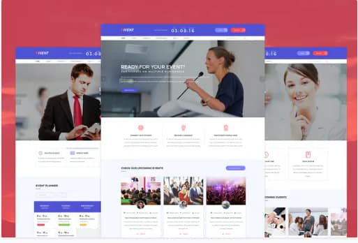 Fivent - Conference & Event PSD Template