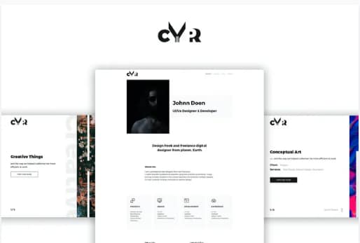 Cypr - Personal Portfolio PSD Template