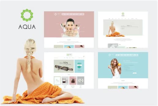 Aqua - Spa & Beauty Website Template