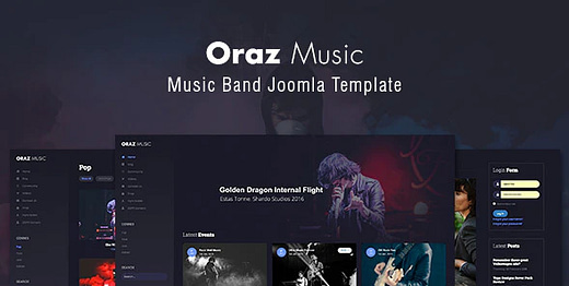 Oraz - Music Band Joomla
