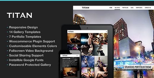 Photography WordPress | Titan for