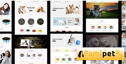 Famipet - Pet Food Shop Responsive Shopify Theme