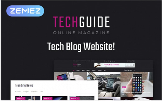 Techguide - Tech Blog Elementor