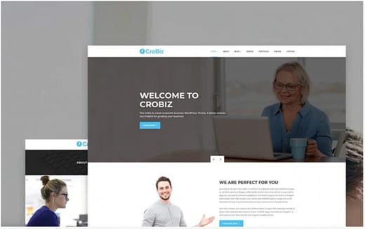 Crobiz - Corporate WordPress Theme