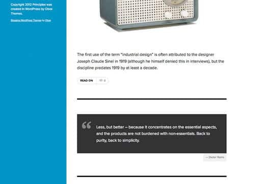 OboxThemes Principles WordPress Theme