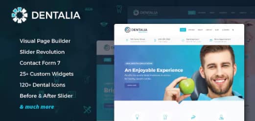 Dentalia - Dentist & Medical WordPress Theme