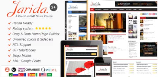 Jarida - Responsive WordPress News