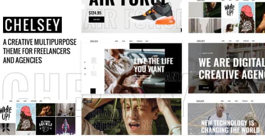 Chelsey - Portfolio Theme for Freelancers and Agencies