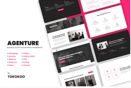 Agenture | Agency Elementor Template