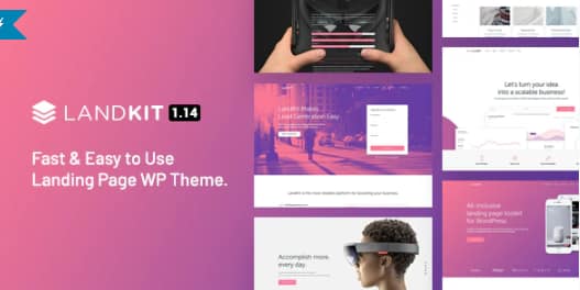 Landkit - WordPress Landing Page