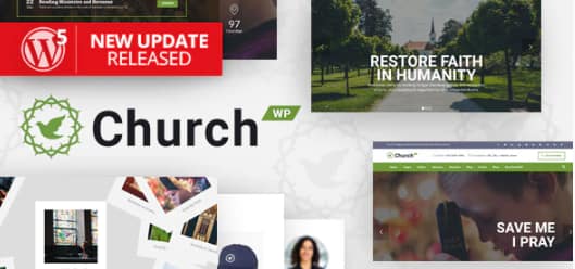 ChurchWP - A Contemporary WordPress Theme for Churches