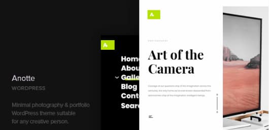 Anotte - Horizontal Photography WordPress