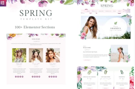 Spring Watercolor and Floral