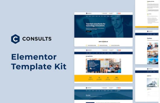 Consults - Business Elementor Template