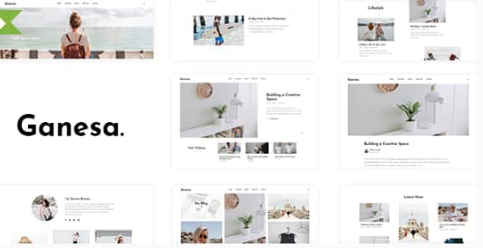 Ganesa - Minimal WordPress Personal