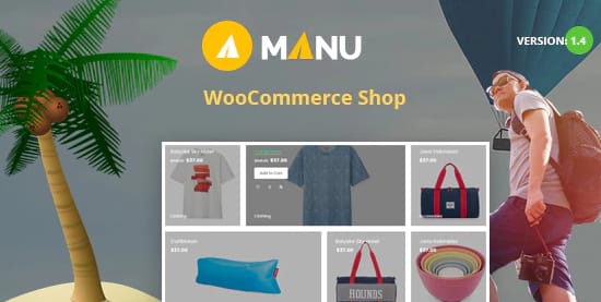 Manu - Travel Store WooCommerce