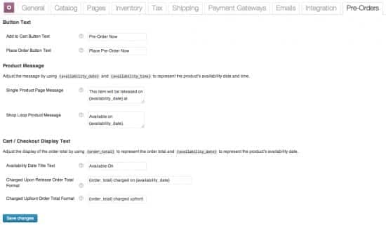 WooCommerce Pre Orders