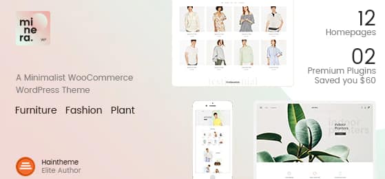 Minera - Minimalist WooCommerce WordPress