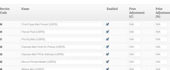 WooCommerce USPS Shipping