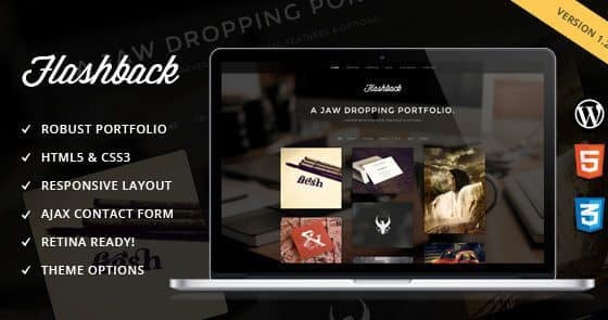 Flashback - A Jaw Dropping Portfolio WP Theme