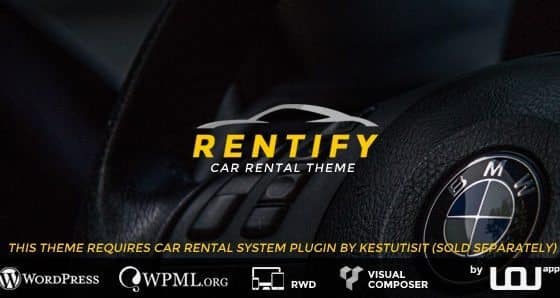 Rentify - Car Rental WordPress Theme