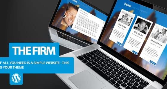 The Firm - Simple Company WordPress Theme