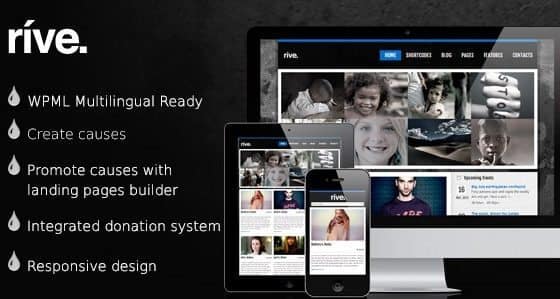 Rive - Responsive Charity WordPress Theme