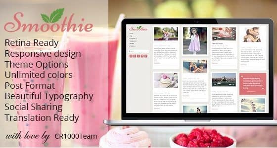 Smoothie - Retina Responsive WordPress Blog Theme