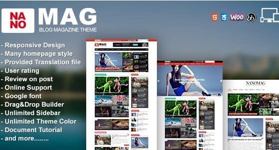 NanoMag - Responsive WordPress Magazine Theme