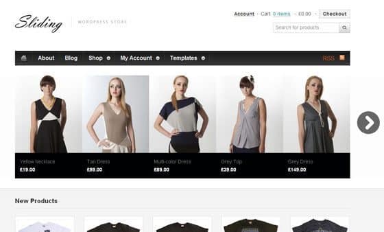 WooThemes Sliding Premium Theme