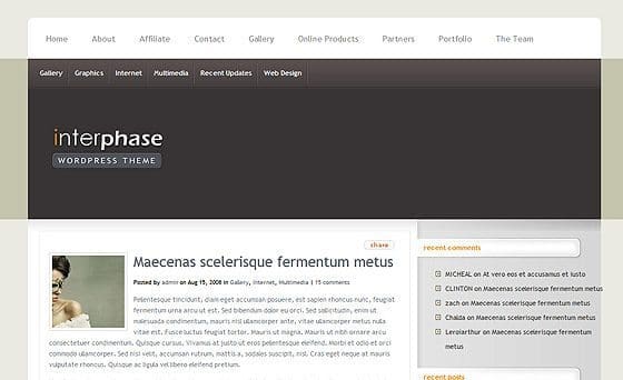 Elegant Themes InterPhase WordPress Theme
