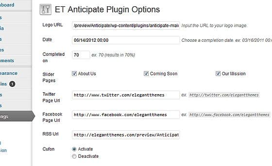 Elegant Themes Anticipate WordPress Theme