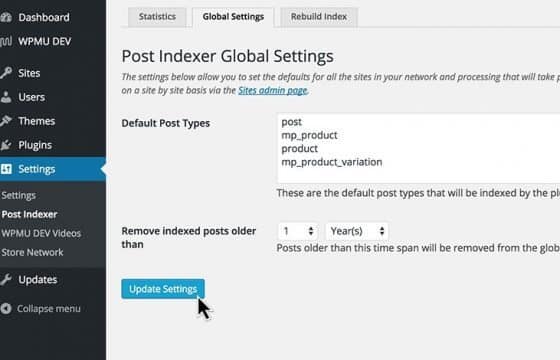 WPMU DEV Post Indexer