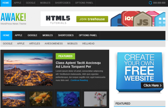 MyThemeShop Awake WordPress Theme