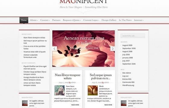 Elegant Themes Magnificent WordPress Theme