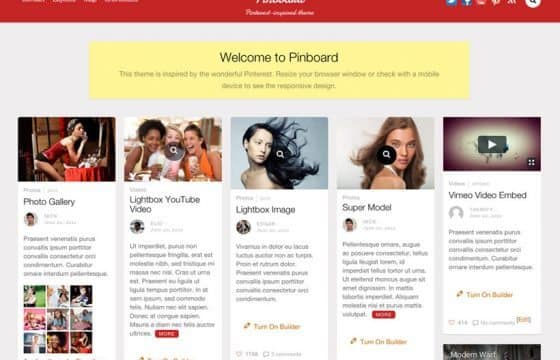 Themify Pinboard WordPress Theme