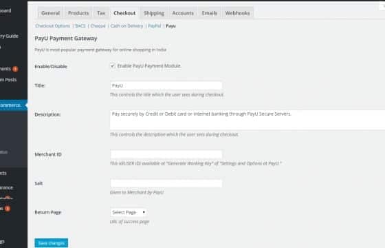 WooCommerce PayU Payment Gateway