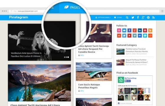 MyThemeShop Pinstagram WordPress Theme