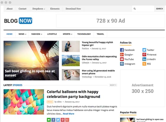 HappyThemes BlogNow Pro