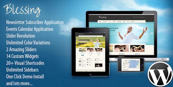 Blessing - WordPress Theme for Church and Charity Websites