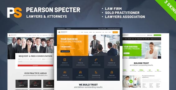 Pearson Specter | WordPress Theme