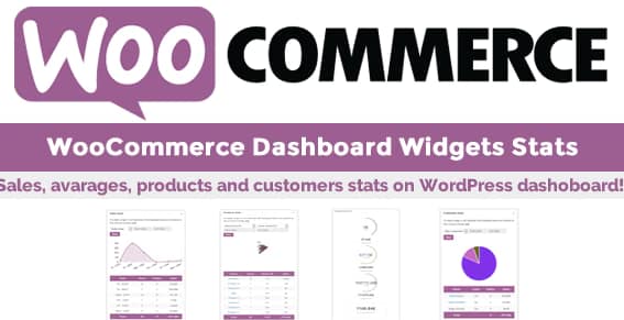 WooCommerce Dashboard Widgets Stats