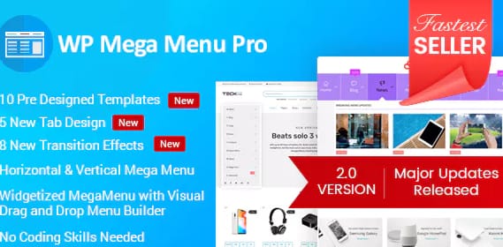 WP Mega Menu Pro -